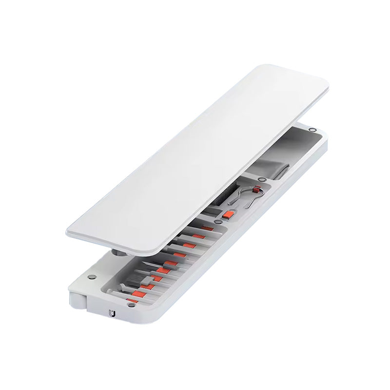 Estojo de Limpeza 22 em 1 Branco Para Limpeza de Escritório Teclado e Fone Exclusive