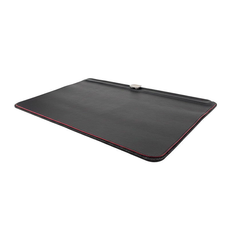 Desk Pad Singular de Couro com Suporte Exclusive preto neua desk mat orbitkey no brasil