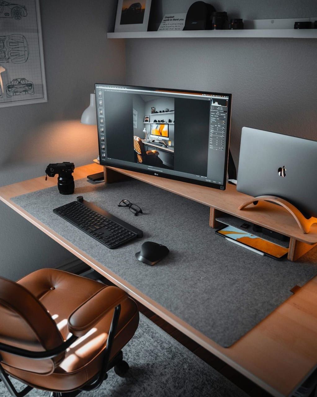 desk pad mouse pad estetica setup