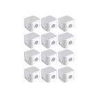 organizador de cabos cable clip n-sense neua clipe de cabos branco 12 unidades