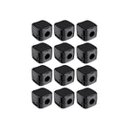 organizador de cabos cable clip n-sense neua clipe de cabos preto 12 unidades