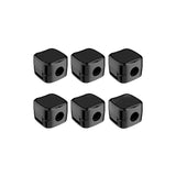organizador de cabos cable clip n-sense neua clipe de cabos preto 6 unidades