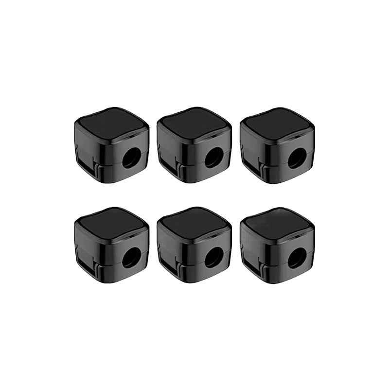 organizador de cabos cable clip n-sense neua clipe de cabos preto 6 unidades