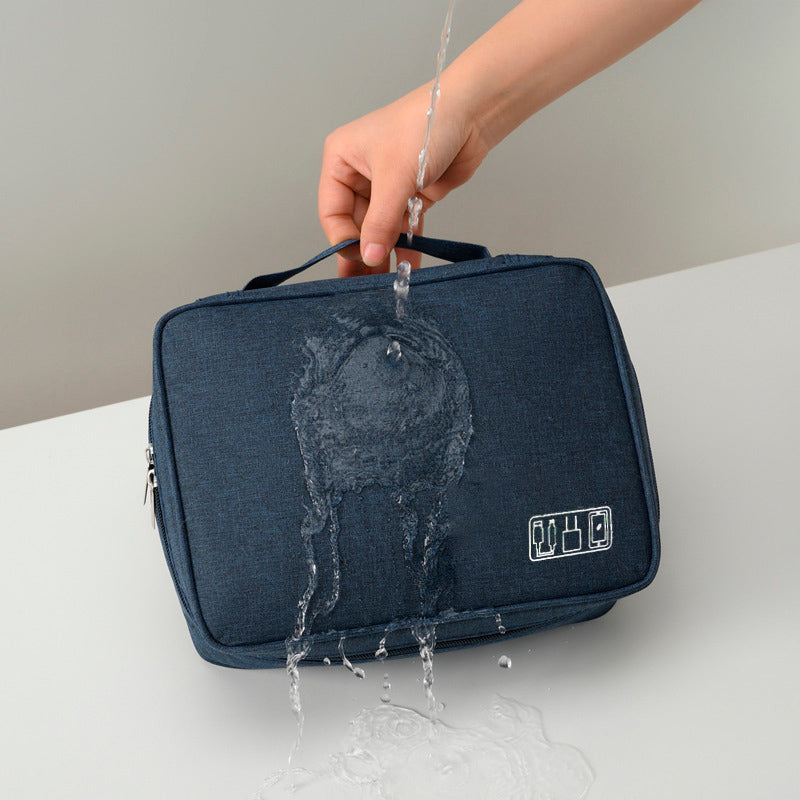 Case Organizadora de Acessórios e Cabos NEUA bolsa de cabos para viagem azul