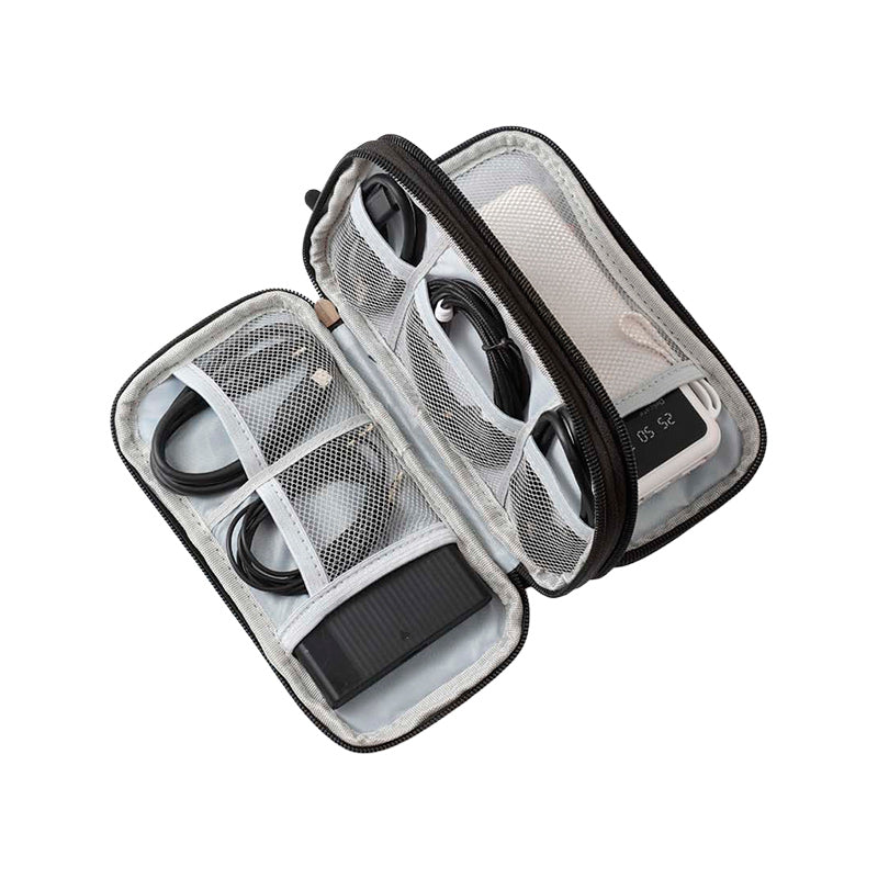 Case ShortBox Organizadora de Acessórios e Cabos NEUA bolsa porta cabos e powerbank organização de fios para viagem