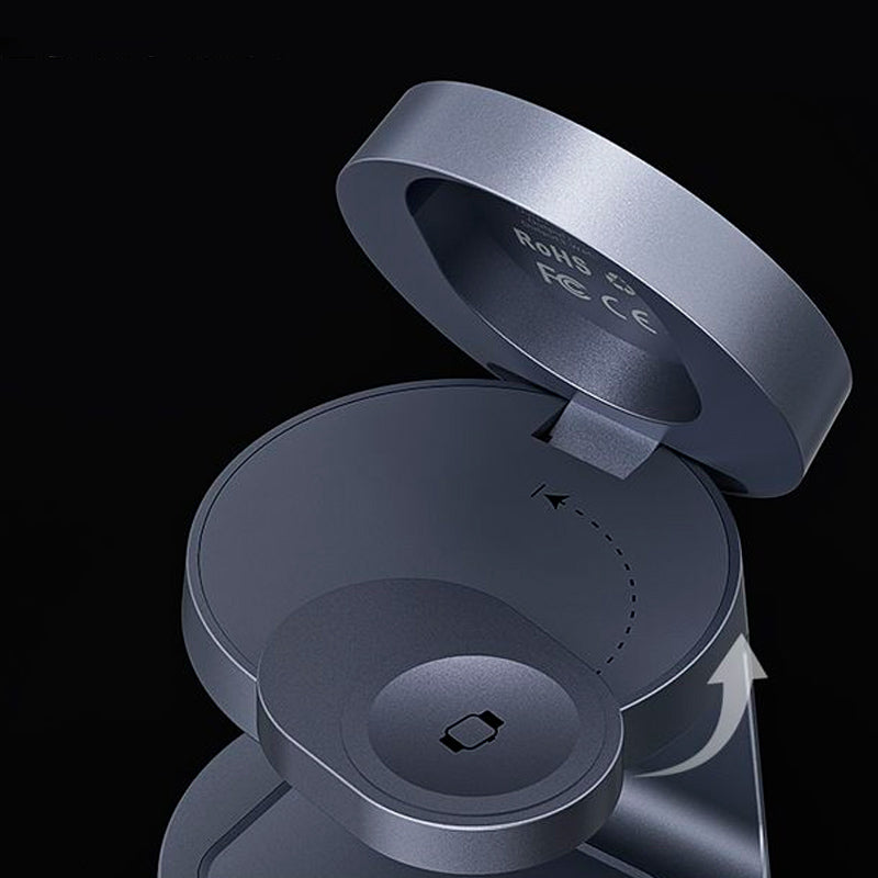 Suporte para Celular Charger 3 em 1
NEUA suporte carregador iphone celular airpods earbuds apple watch smartwatch carregamento por indução