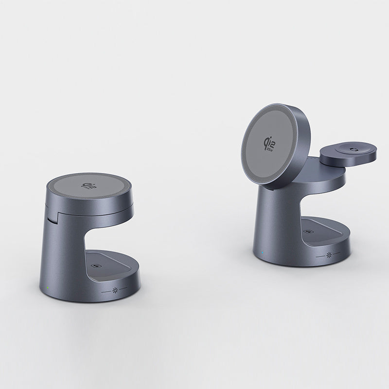 Suporte para Celular Charger 3 em 1
NEUA suporte carregador iphone celular airpods earbuds apple watch smartwatch carregamento por indução