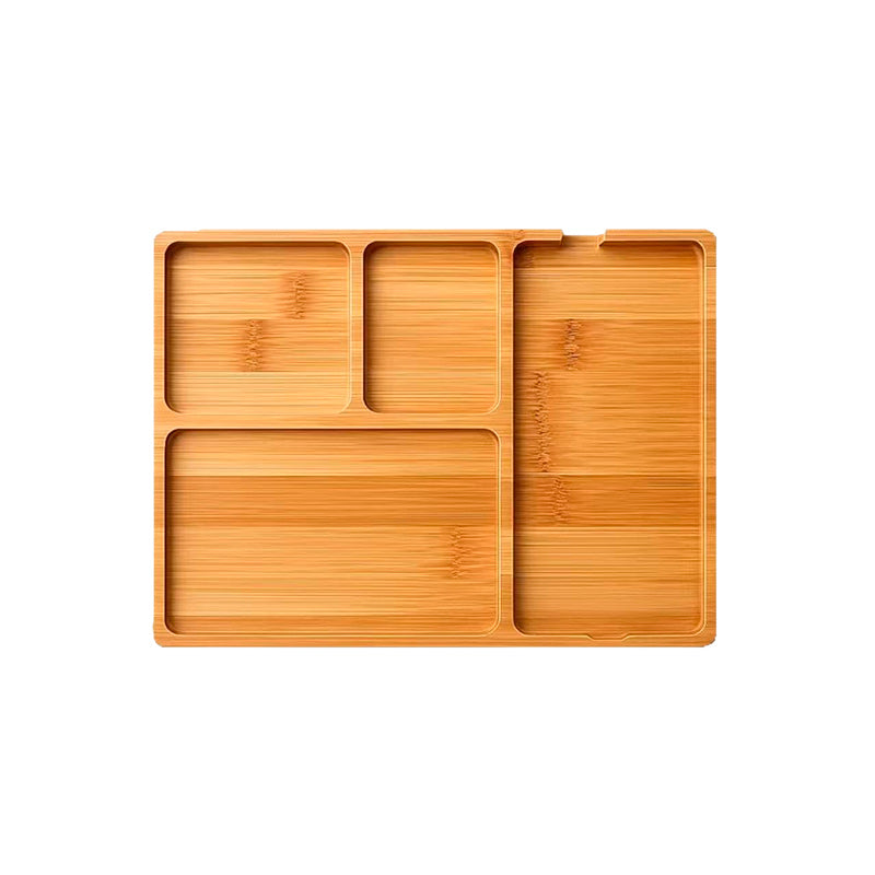 bandeja organizadora tray exclusive neua bambu madeira clara organização premium acessório ome office
