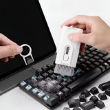 Kit Limpeza 8 em 1 Branco Para Teclado e Fone N-Sense