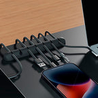 Organizador de Cabos Preto N-Sense organização setup