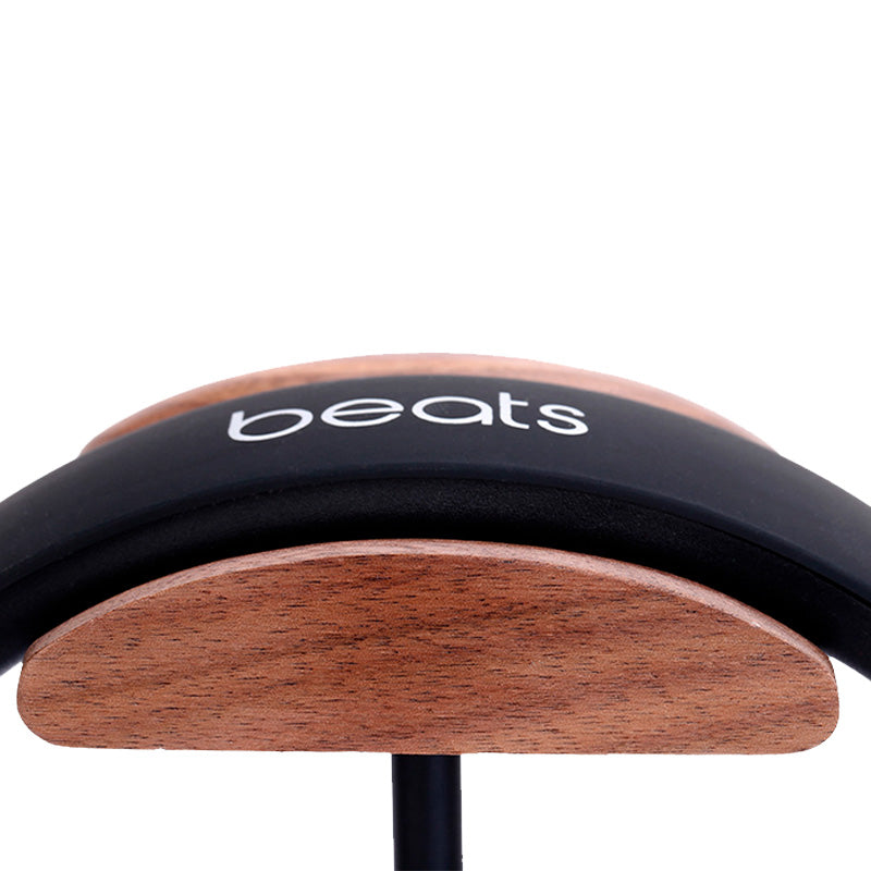 Suporte para HeadSet Preto e Madeira Exclusive