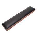 Descanso de Pulso e Organizador de Mesa Exclusive neua descanso de pulso em madeira e couro premium acessório ergonomia