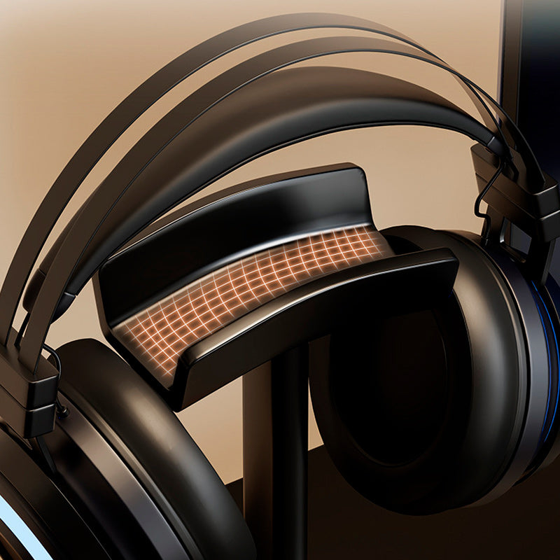 Suporte para Headset fone de ouvido  Domus N-Sense neua em madeira  acessório premium escritório