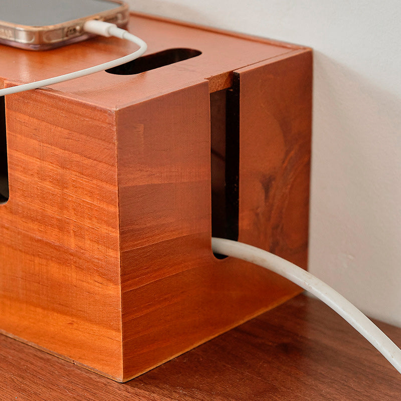 Bandeja Organizadora de Cabos Logro Exclusive Neua Esconder cabos setup caixa de madeira pra esconder fios escritório home office acesório premium