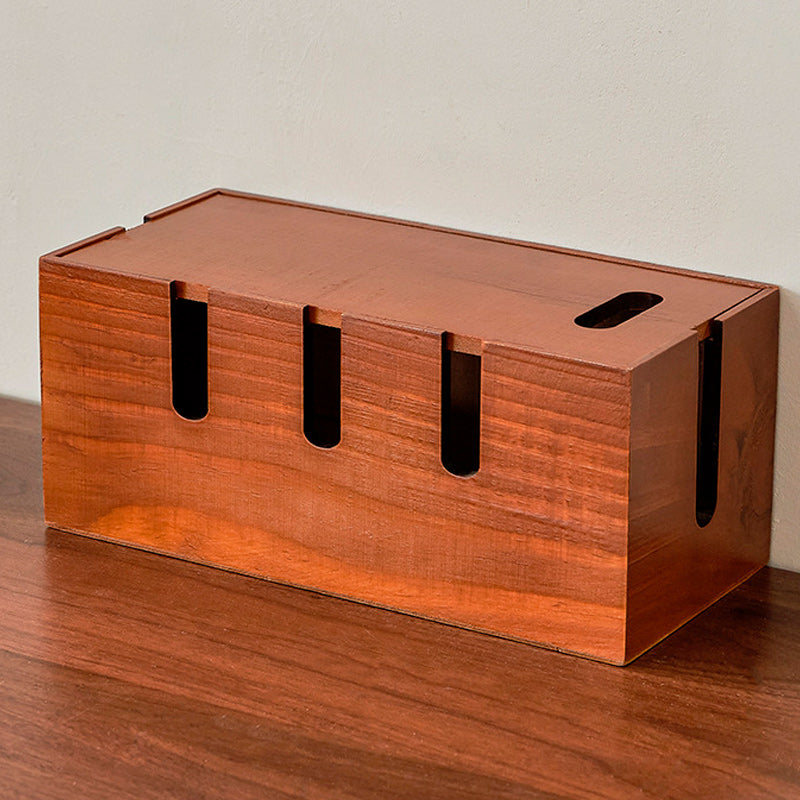 Bandeja Organizadora de Cabos Logro Exclusive Neua Esconder cabos setup caixa de madeira pra esconder fios escritório home office acesório premium