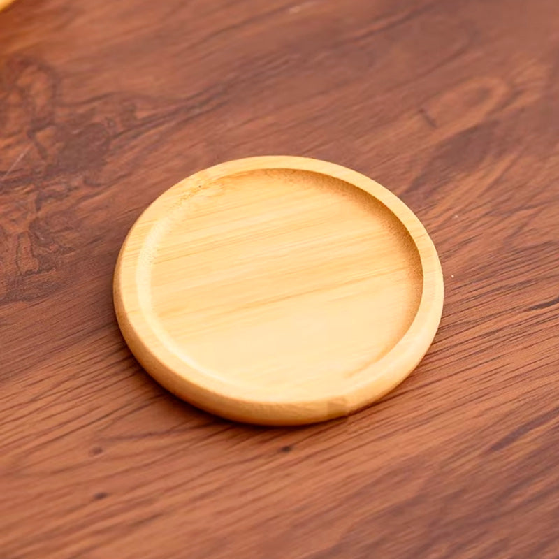 Porta Copos em Madeira Exclusive neua madeira de clara bamboo bambu xícara setup