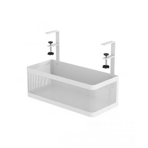 Bandeja Organizadora de Cabos Stand N-Sense Neua branca organização de cabos mesa escritório fixador sem furos