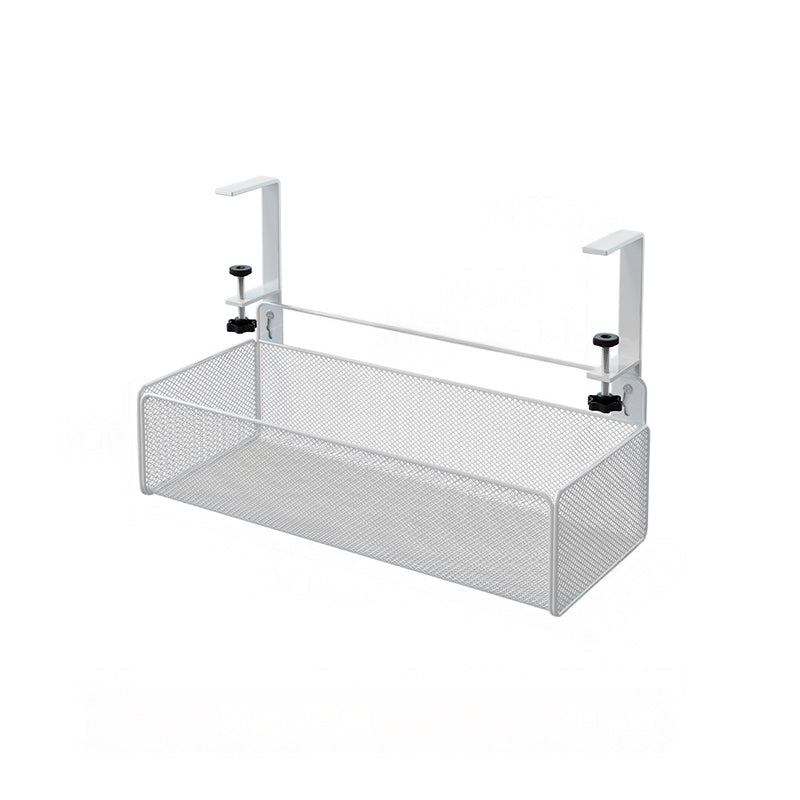 Bandeja Organizadora de Cabos Stand N-Sense Neua branca organização de cabos mesa escritório fixador sem furos