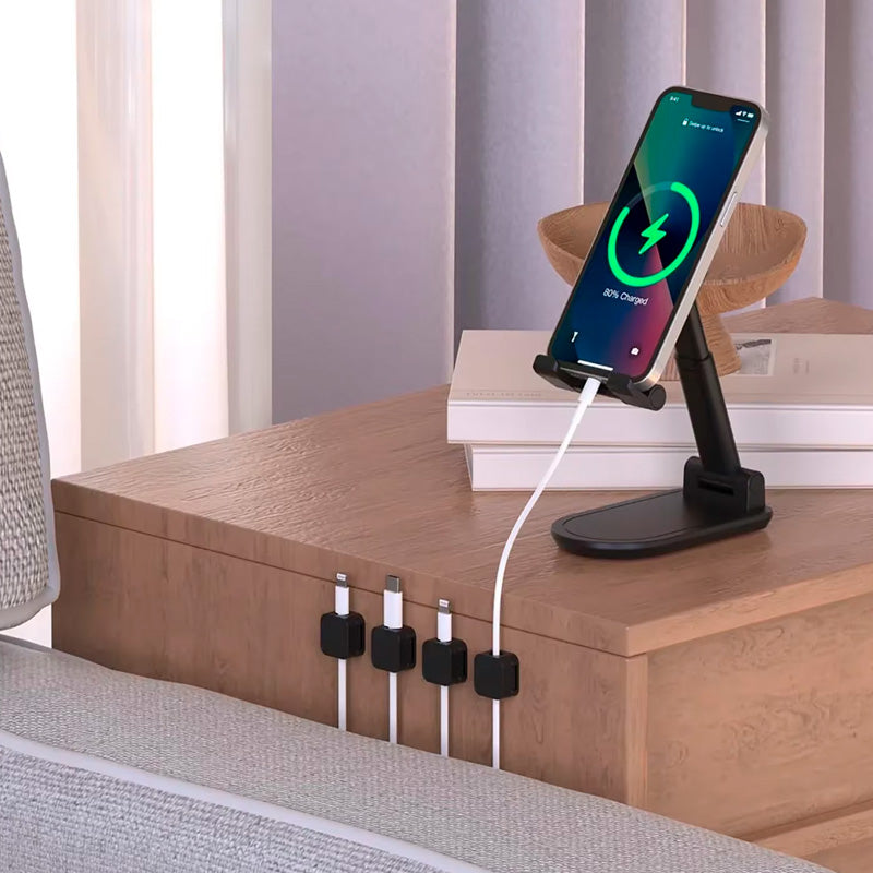 organizador de cabos cable clip n-sense neua clipe de cabos
