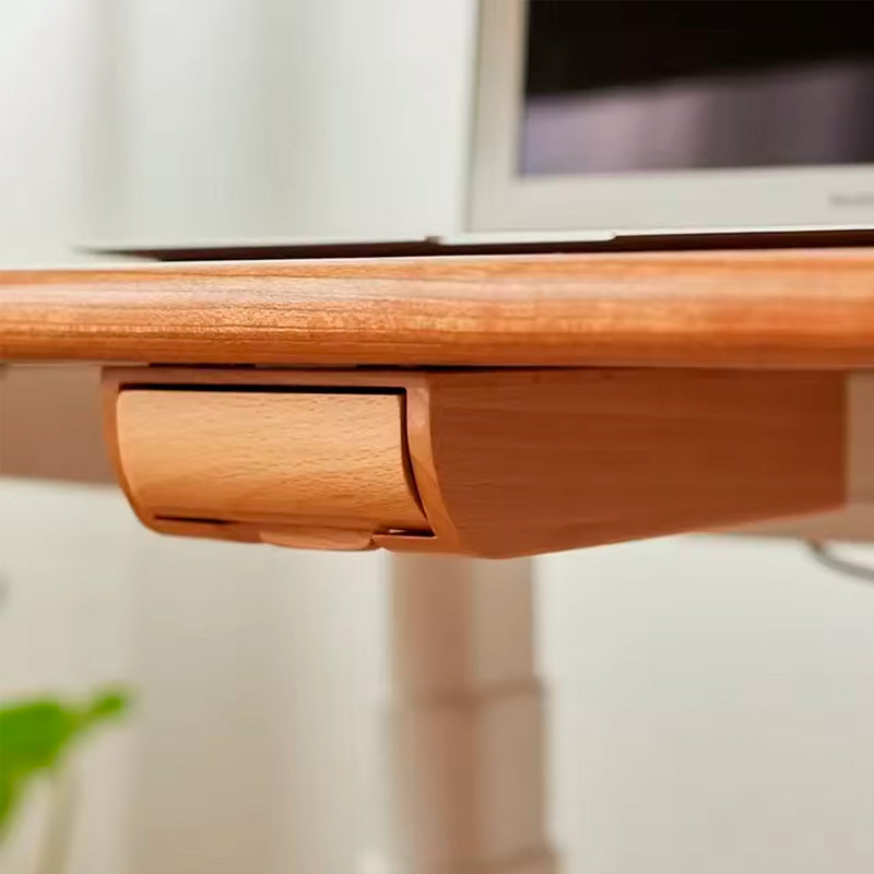 gaveta organizadora oculta embaixo da mesa neua exclusive madeira cerejeira