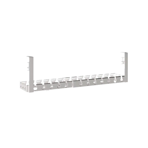 Bandeja Gerenciadora de Cabos Axis N-Sense Neua organizador de cabos embaixo da mesa branco 74cm