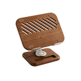 Suporte para Notebook Riser - Rotativo em Madeira