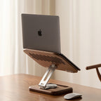 Suporte para Notebook Riser - Rotativo em Madeira