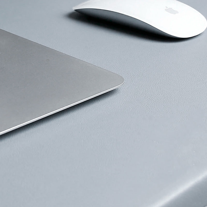 Desk Pad Signature Exclusive neua mousepad de couro cinza
