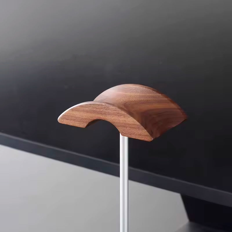 Suporte de Headset de Madeira nogueira e Alumínio N-Sense neua