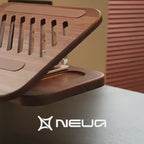 Suporte para Notebook Riser - Rotativo em Madeira