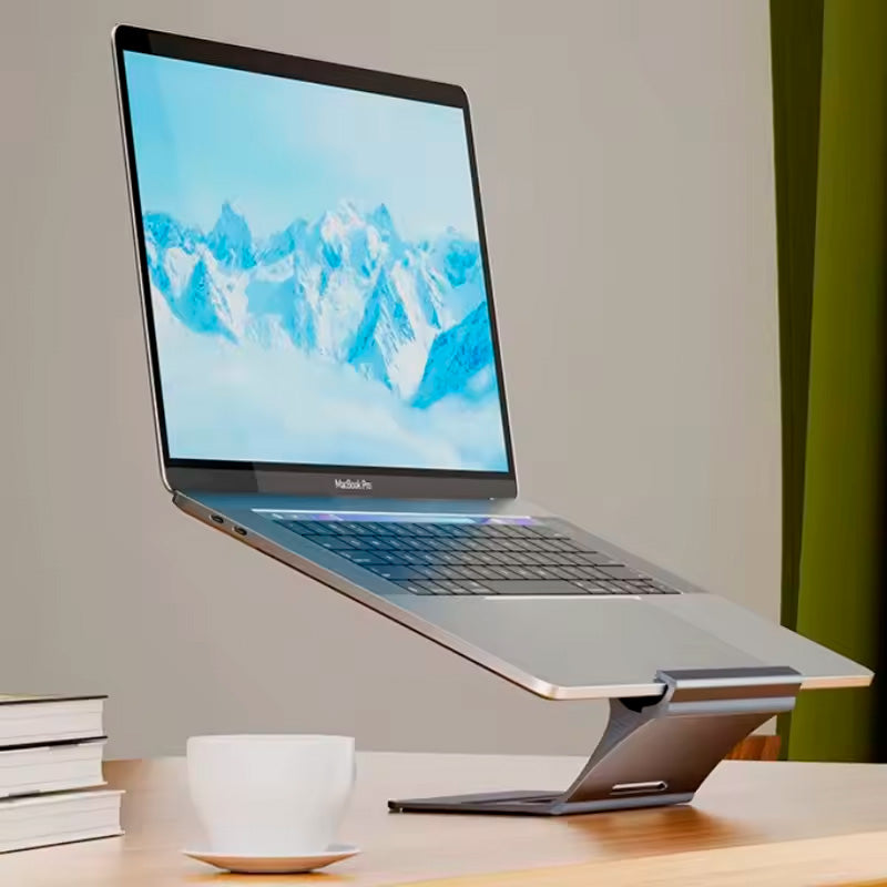 Suporte para Notebook Vertical Neua Exclusive cinza 